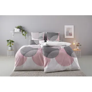 BIERBAUM Carla geometrisch Rosa 155 x 220 cm + 80 x 80 cm