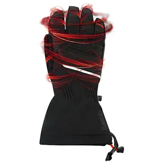 Lenz Heat Glove 6.0 Finger Cap Skihandschuhe Schwarz XL