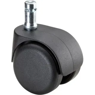 BS Rollen Bürostuhlrolle, Durchmesser 50mm, G15.050 Einschlagstift Kunststoff schwarz