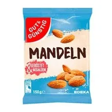 GUT&GÜNSTIG Mandeln geröstet & gesalzen 150,0 g