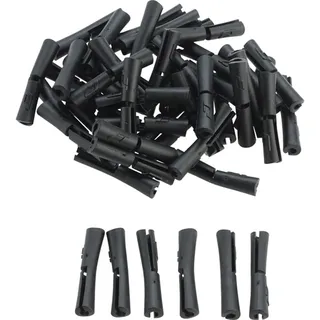 Jagwire Tips Workshop Tube Tops-black 50pcs 5g Armlehne - Black - One Size