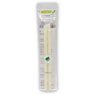 Somo Ohrkerzen/Körperkerzen Kinder Raps Natur Vegan creme Kombipackung 2 St