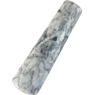Nur Marmor-Ersatzstößel, 13,5 cm (nur Stößel [Mörser ist nicht im Lieferumfang enthalten]), Granitstößel, Ersatz-Stößel, hellgrau-weiß