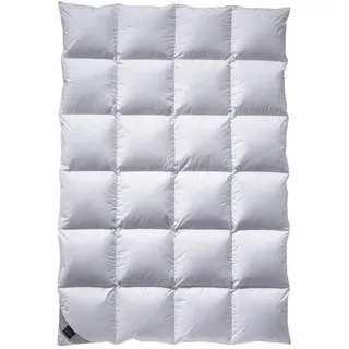 Billerbeck Winterdecke , Weiß , Textil , Füllung: Daunen , 140x220 cm , für Hausstauballergiker geeignet, weich und anschmiegsam , Heimtextilien, Kopfpolster & Bettdecken, Bettdecken, Winterdecken