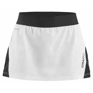 Craft Pro Control Tennisrock Damen - Weiß / Schwarz - Weiß