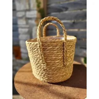 Boho Strohkorb Rapsody zum Bepflanzen Boho Strohkorb Rapsody zum Bepflanzen - d = 30 cm