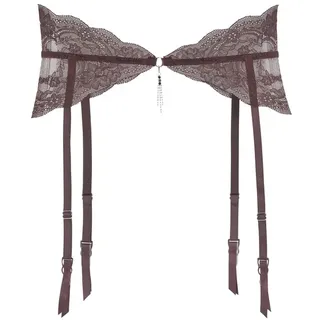 LASCANA LASCANA, Strapsgürtel aus floraler Spitze in transparenter Optik, verführerische Dessous,