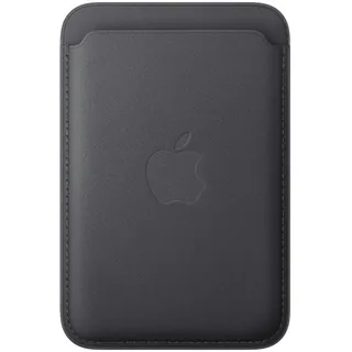 Apple iPhone Feingewebe Wallet mit MagSafe Schwarz