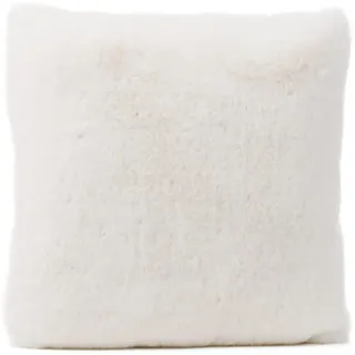 Gözze Fellimitat-Kissen 40 x 40 cm Weiß
