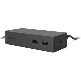 Microsoft Surface Dock 2, Microsoft, Surface Pro (5th Gen) Surface Pro (5th Gen) with LTE Advanced Surface Laptop (1st Gen) Surface Pro..., Microsoft Oberflächenstecker, Schwarz - Schwarz