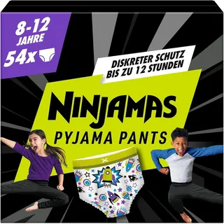 Pampers Ninjamas Pyjama Pants Jungen 8-12 Jahre, Monatsbox