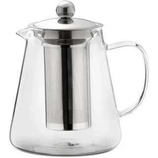Weis Teekanne 1,2 L mit Teefilter aus Edelstahl 17048 - Transparent - 1 St.