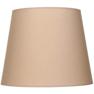 Lampenschirm für Stehlampen E27 Ø38cm in Cappuccino aus Stoff Ersatz Schirm konisch Stehleuchten einfach wechselbar