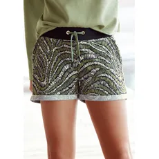 LASCANA Relaxshorts, mit seitlichen Eingrifftaschen, Loungeanzug, schwarz