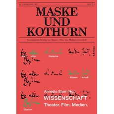 Maske & Kothurn, 63. Jg., Heft 1, 2017
