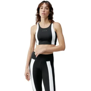 Born Living Yoga Bindi Sport-bh Mittlere Stütze - Black/White - S