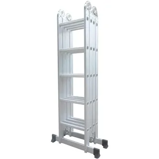 ALUMINIUM MULTIFUNKTIONSLEITER, KLAPPLEITER, GERÜST 5.92M, 20 STIEGEN
