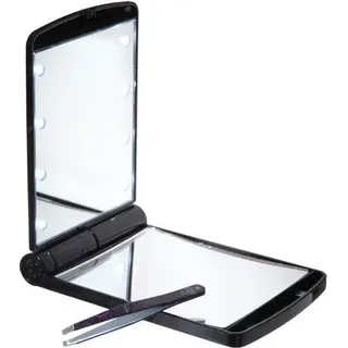 UNIQ Taschenspiegel / Schminkspiegel mit LED-Licht