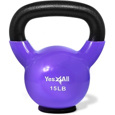 Yes4All Unisex-Erwachsene N21X Kugelhantel, D. Lila-6.8kg, 15.0 Pounds