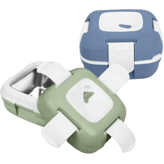 Pinnacle Isolierte auslaufsichere Lunchbox – Thermo-Lunchbehälter mit neuem Wärmeabgabe-Ventil, 473 ml, 2 Stück