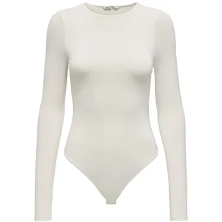 ONLY Damen Onllone L/S Bodystocking JRS Body, Cloud Dancer, M