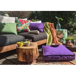 H.O.C.K. Kissenbezug Classic Uni 60 x 40 cm Lila