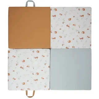 TINÉO - Krabbeldecke – Aktivitätsmatte – Spielteppich für Babys – Motorikmatte – Bodenmatte für Babys – Multifunktional 3-in-1 – 120 x 120 cm, Little Farmer