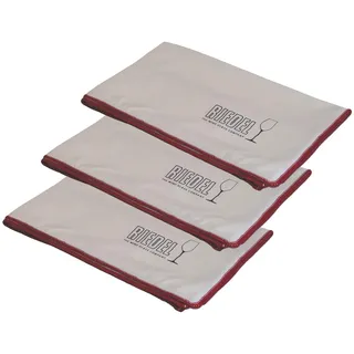 RIEDEL THE WINE GLASS COMPANY Geschirrtuch »Poliertücher 28,5 x 16,8 cm 3er Set weiß«, weiß