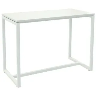 Paperflow meet powered by PAPERFLOW Stehtisch easyDesk weiß rechteckig, Vierkantrohr weiß, 150,0 x 75,0 x 110,0 cm