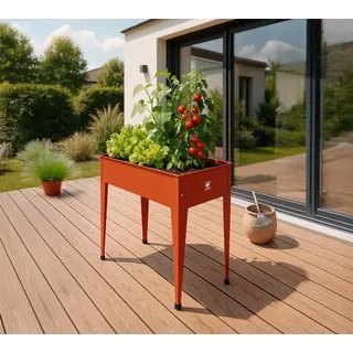 Herstera Hochbeet Urban 100 x 40 x 84 cm Rot