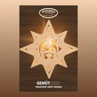 Weigla Beleuchtetes Fensterbild Christi Geburt, 1 St.)