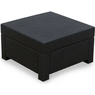 Keter Provence Tisch anthrazit, Gartentisch, wetterfest, Outdoor, Gartenmöbel