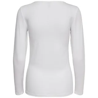Only ONLLIVE LOVE LIFE L/S ONECK TOP NOO Weiß XS
