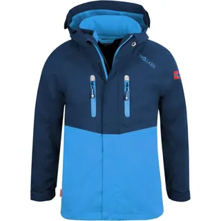 TROLLKIDS Kinder Bryggen 3in1 Jacke (Größe 152, blau)