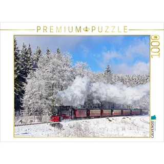 Calvendo Puzzle Ein Motiv aus dem Kalender Dampfeisenbahnen in Deutschland 1000 Teile Puzzle quer | Lege-Größe cm Foto-Puzzle für glückliche Stunden
