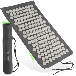 BACKLAxx® Akupressurmatten Set To-Go 'Original' mit Tasche 1 St grau