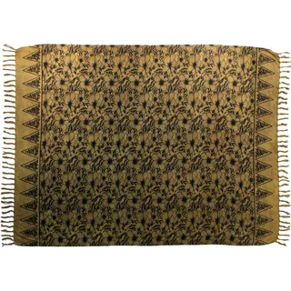 Wogeka Sarong – Blickdichtes luftiges Strandtuch in Oliv Schwarz für Damen & Herren als Pareo Wickelrock Cover Up Strandkleid Wrap für den Strand 43