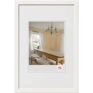 walther design Bilderrahmen, Peppers Holzrahmen 50 x 70 cm, Polar weiß