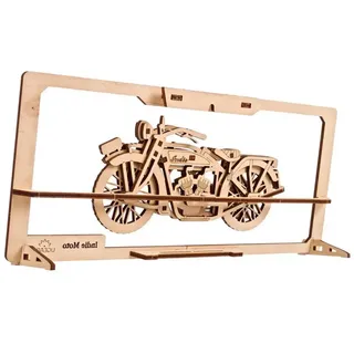 UGEARS Indie Moto 2.5d Mechanisches Puzzlemodell Aus Holz - Multicolor - One Size