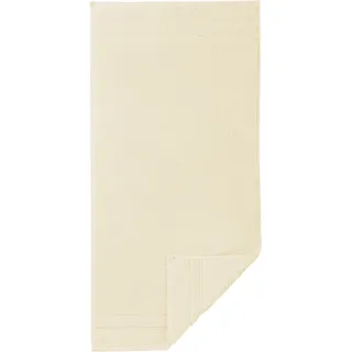 Egeria Badetuch »Micro Touch«, (1 St., Badetuch 70 x 140 cm), Uni Programm mit Streifenbordüre, extrem saugfähig, reine Baumwolle, beige