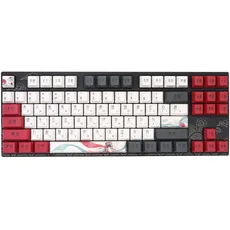Varmilo VEA87 Beijing Opera TKL Gaming Tastatur, MX-Silent-Red, weiße LED - US Layout
