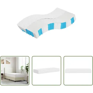 The Living Store Matratze Taschenfederkern Mittelfest 90x200 cm