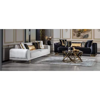 design wandspiegel mit ablage designer spiegel wohnzimmer dielen xxl VIA VI-P1 - Weiß