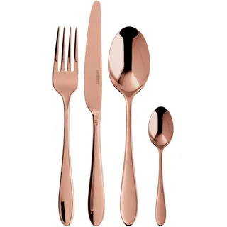 Sambonet Besteckset , Kupferfarben , Metall , 24-teilig , 32.5x5.1x32.8 cm , DIN EN ISO 14001, DIN EN ISO 50001, DIN EN ISO 9001 , Besteck, Besteck-Sets