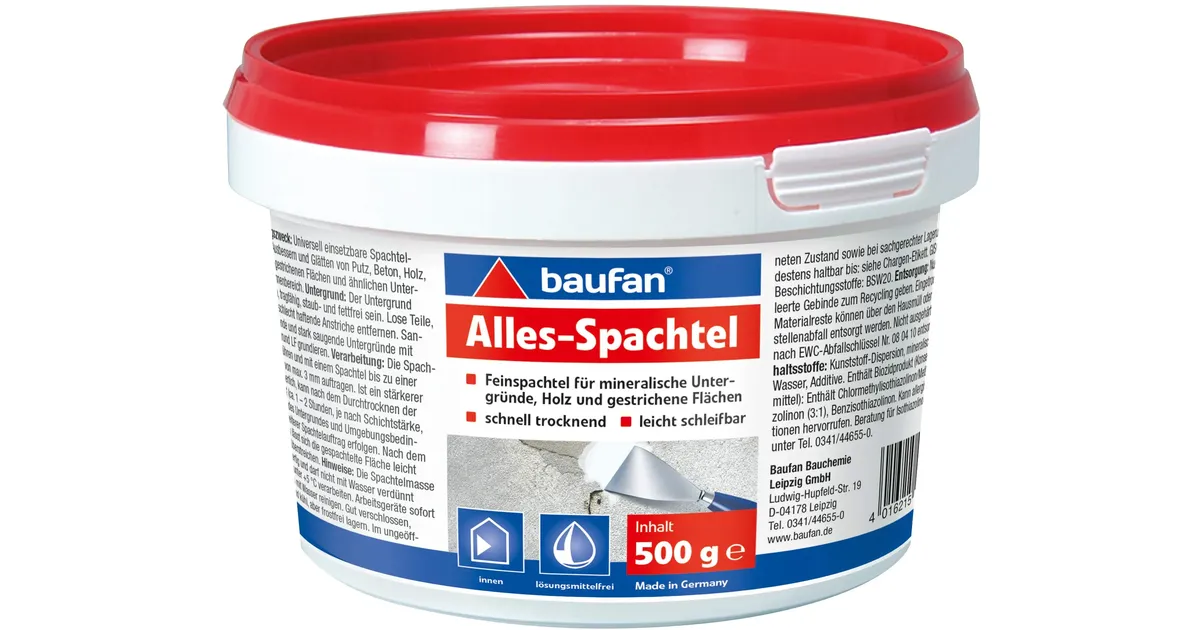 Baufan Allesspachtel 500 g | juuhu.at