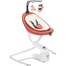Bild Babyschaukel Swoon Motion Terrakotta - inkl. 8 Melodien, 360° Sitzfläche, verstellbare Rückenlehne und Bewegungsmelder