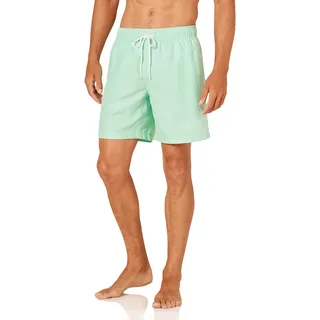 Amazon Essentials Herren Badehose, Schnell Trocknend, 18 cm - Auslauffarben, Minzgrün, XXL