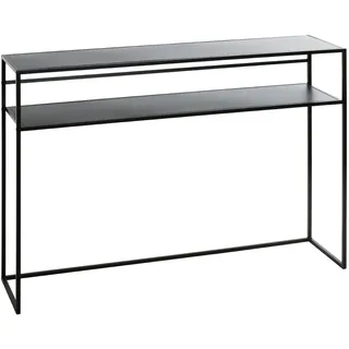 Haku-Möbel Konsolentisch rechteckig 112,0 x 28,0 x 81,0 cm schwarz