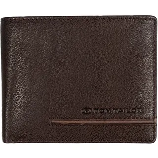 TOM TAILOR Devon Herren Geldbörse Querformat Mittelgroß Braun