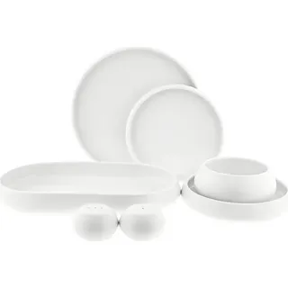Modernes Geschirr-Set „Lissa Bonna“, 27-teilig aus Porzellan für 6 Personen